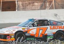 Bridge Scores Seventh Feature Victory of Season at Sauble Speedway Ashley McCubbin Yesterday, 4:08 PM You;admin@racingtrader.ca;Greg MacPherson (greg@insidetrackpublications.com); Kevin Bridge Scores Seventh Feature Victory of Season at Sauble Speedway